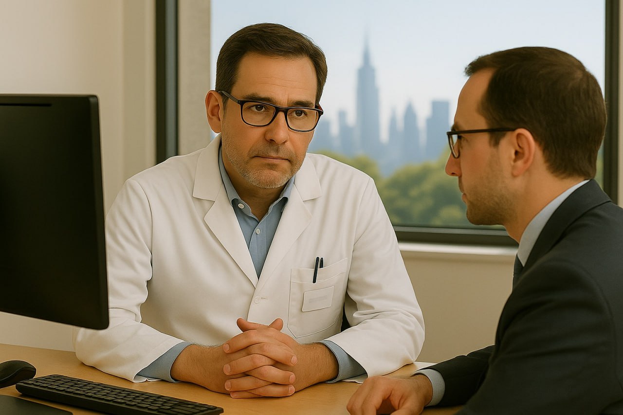 Doctors in consultation